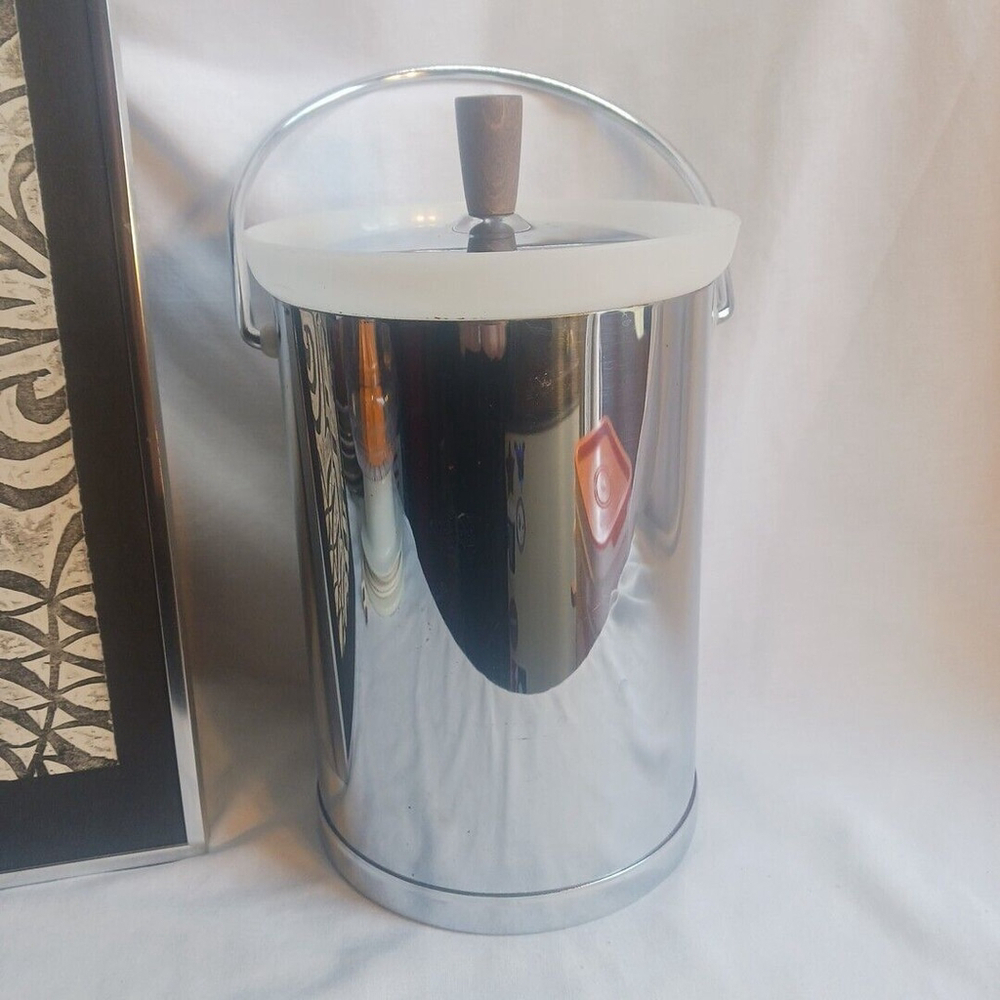 Kromex Ice Bucket Silver Chrome MCM 60s